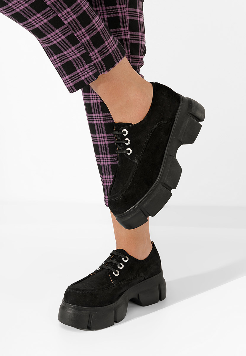 Scarpe basse donna pelle Catarina Nero