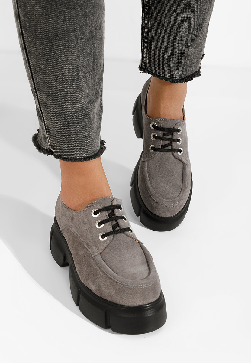 Scarpe con plateau Catarina Grigio