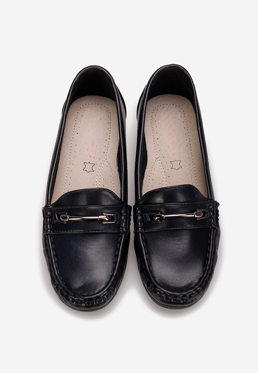 Mocassini donna platform Norasea nero