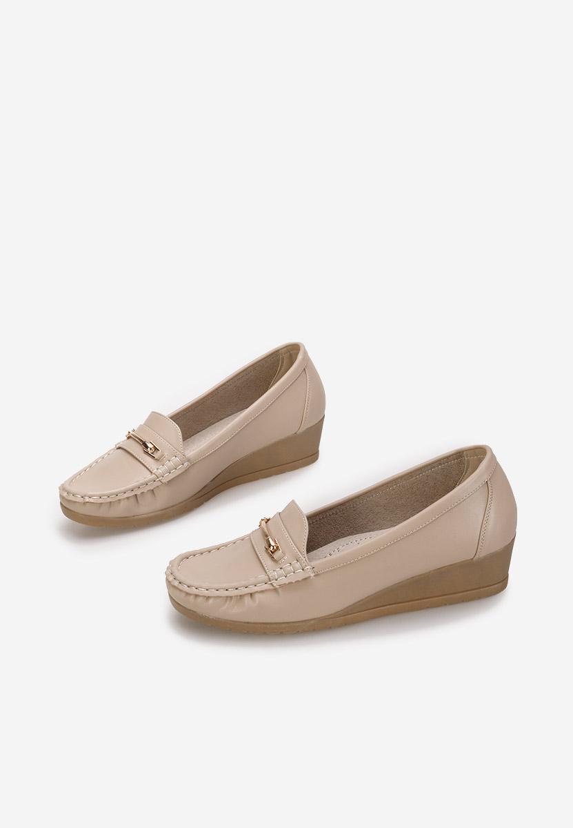 Mocassini da donna Norasea beige