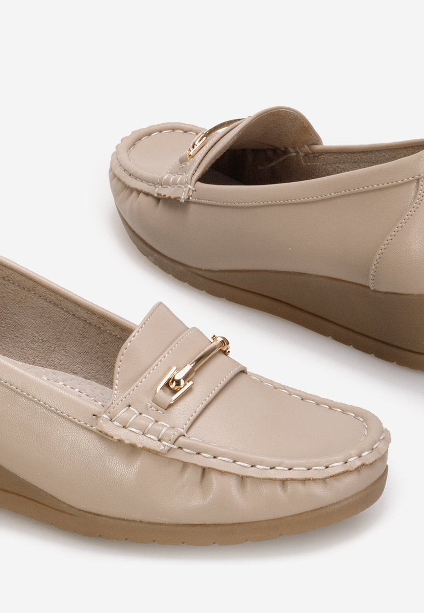 Mocassini da donna Norasea beige