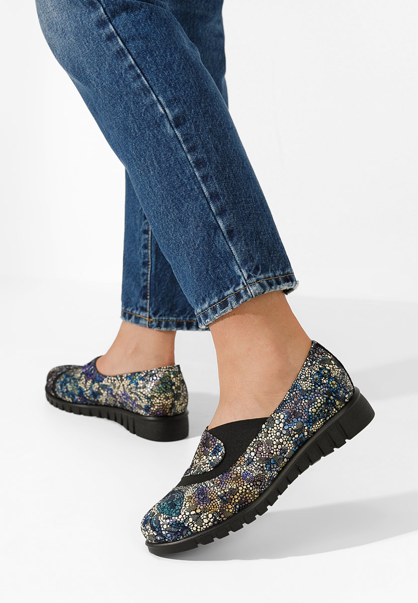 Scarpe basse donna pelle Janora colorate