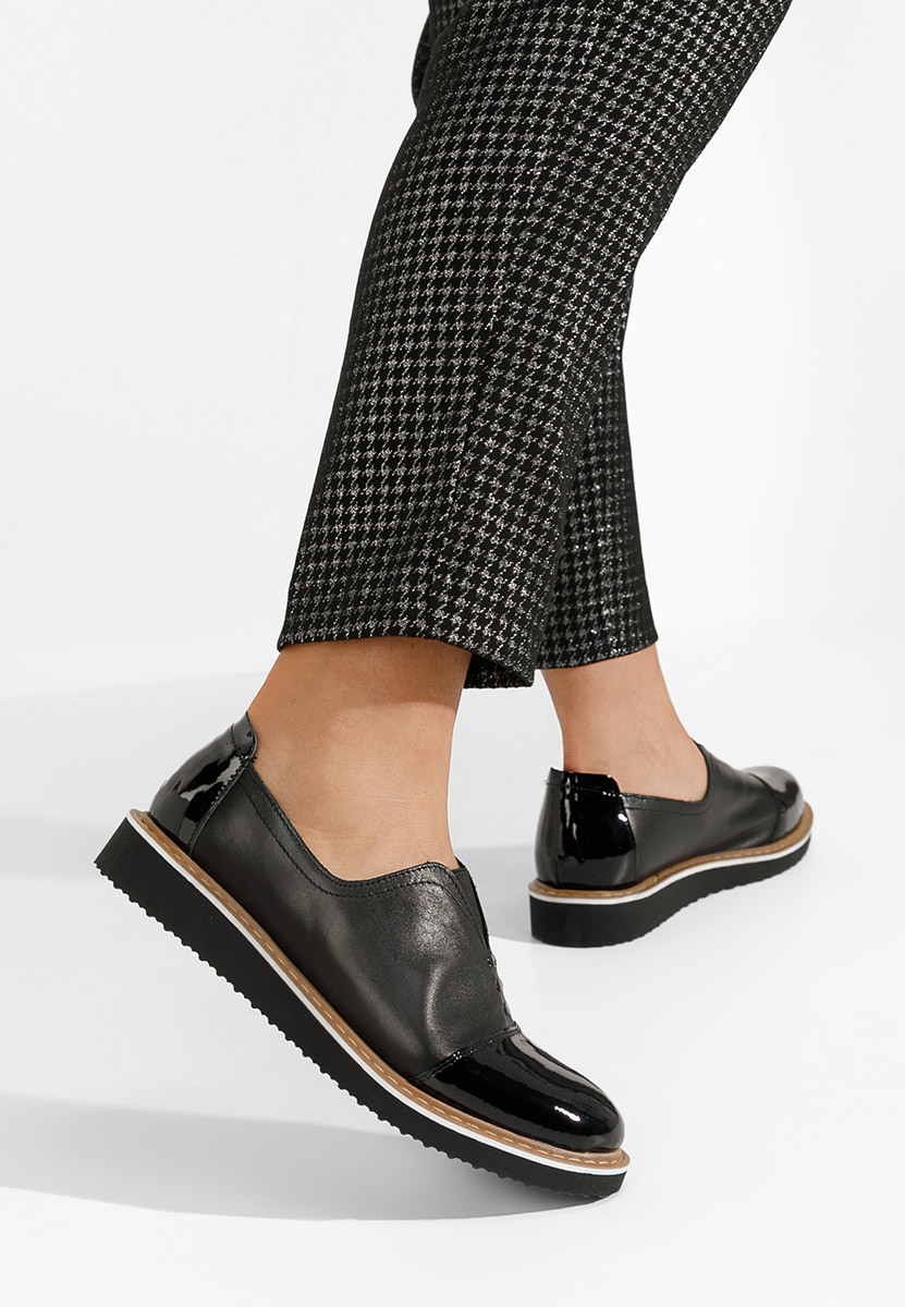 Scarpe basse in vernice Ariva Nero