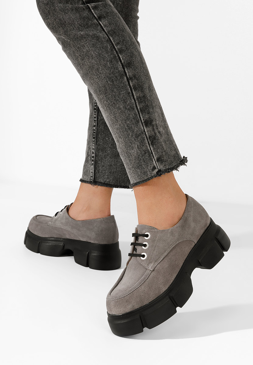 Scarpe con plateau Catarina Grigio