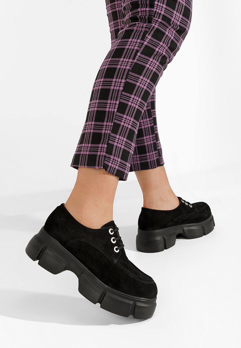 Scarpe basse donna pelle Catarina Nero