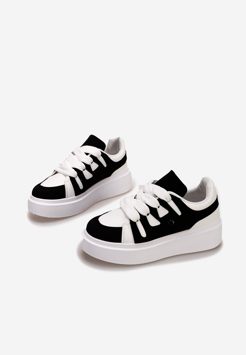 Sneakers con plateau Cassatia nero