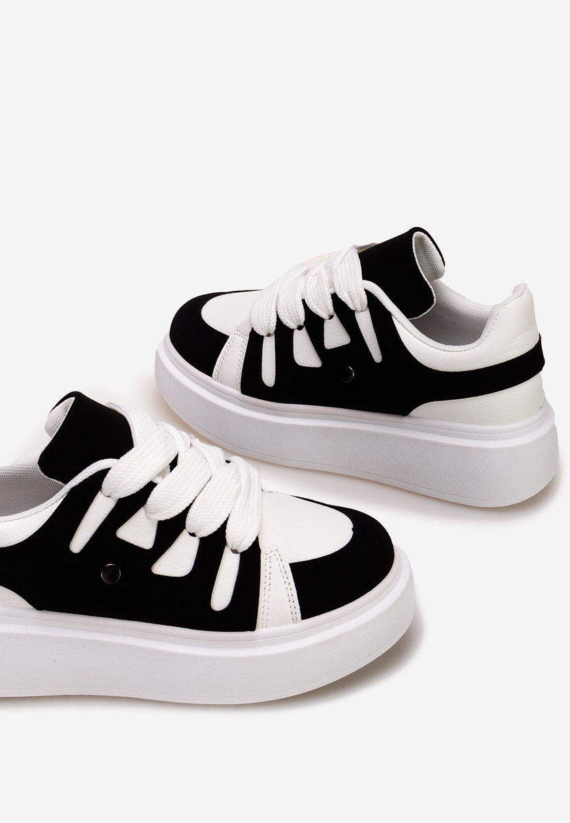 Sneakers con plateau Cassatia nero