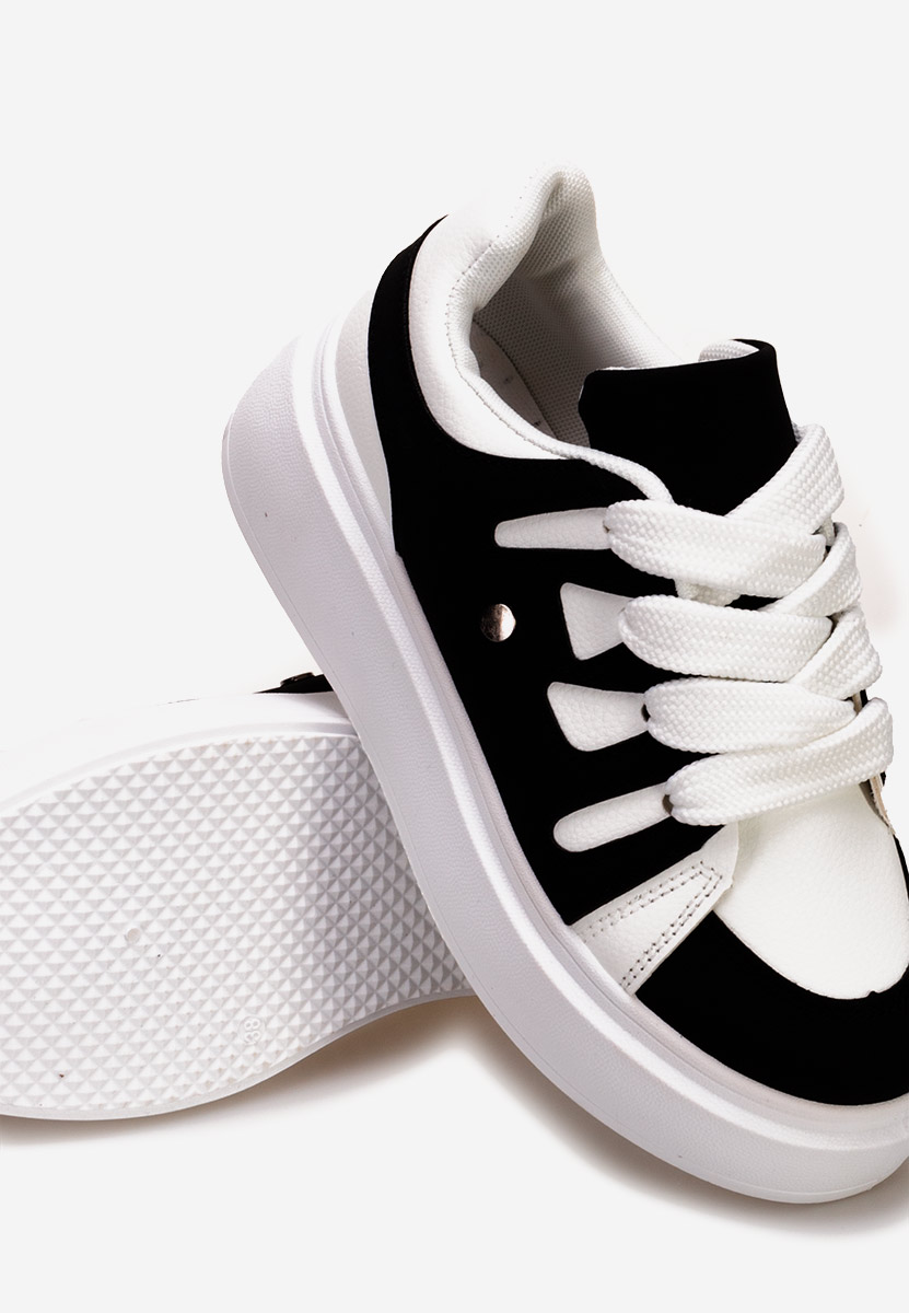 Sneakers con plateau Cassatia nero
