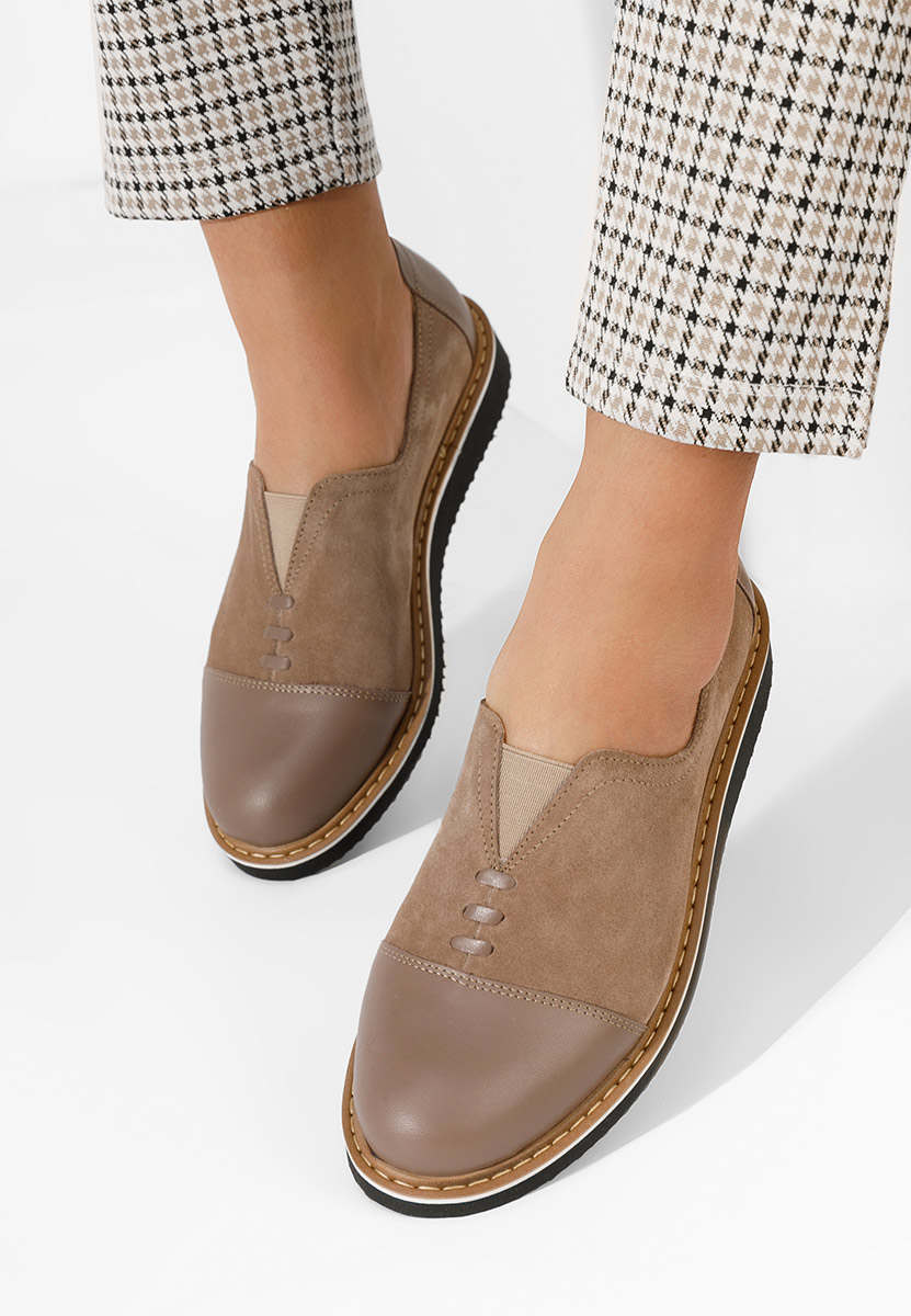 Scarpe basse donna pelle Ariva V2 Marrone