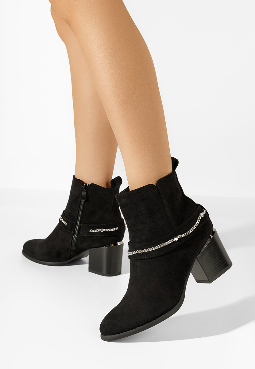 Tronchetti con tacco Katilea Nero