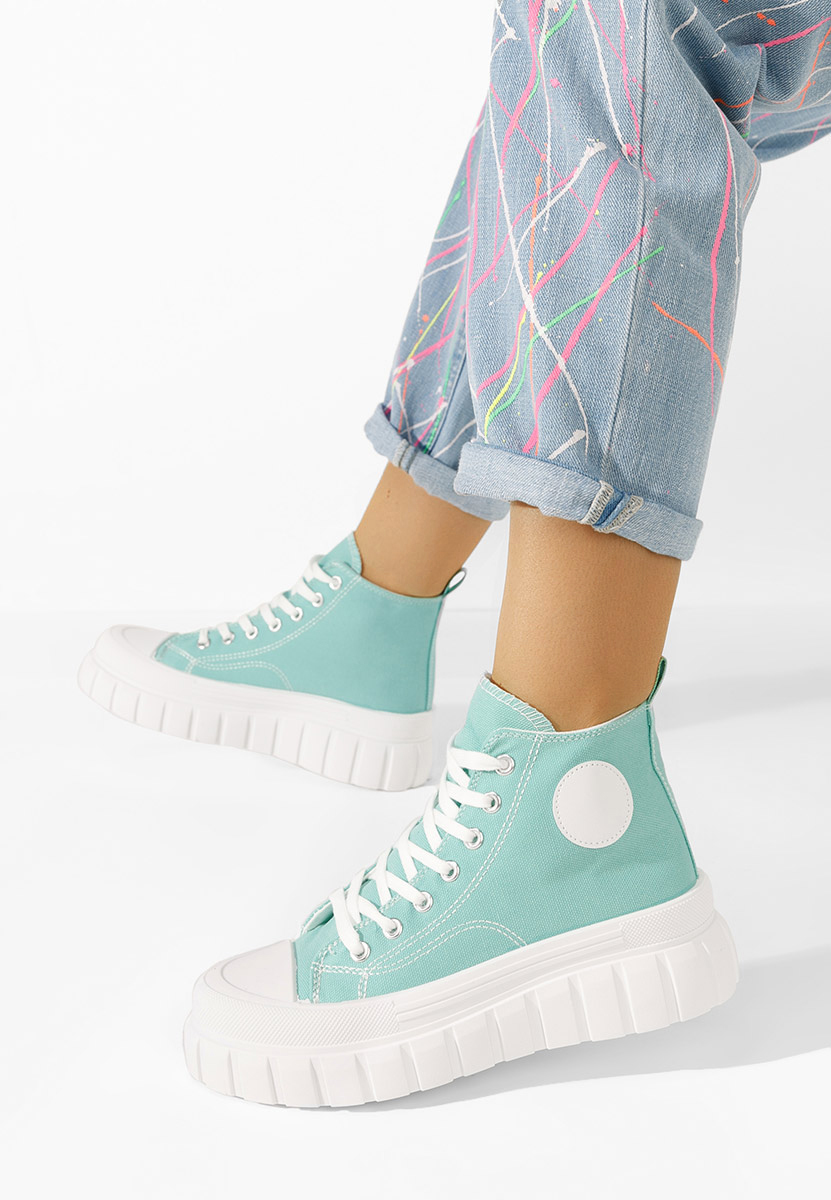 Scarpe da ginnastica High-Top Dariona turchese