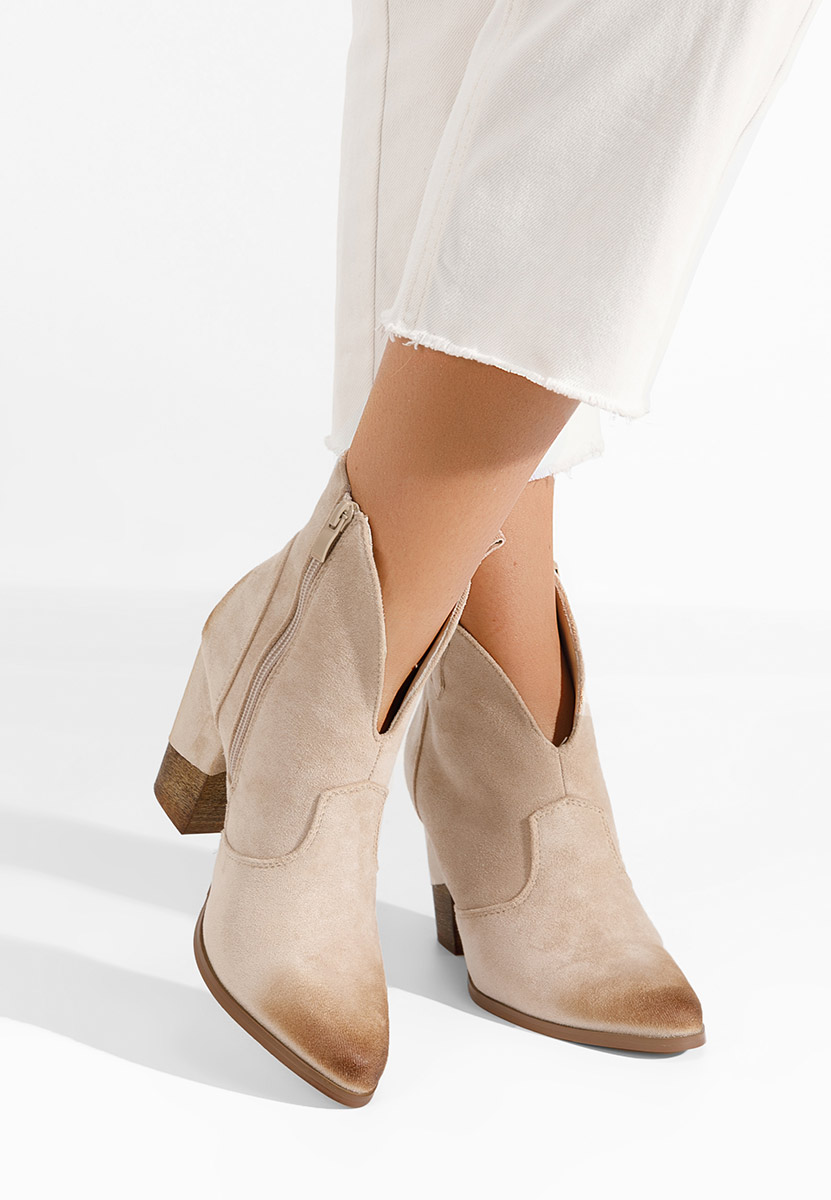 Stivaletti texani Louisinda Beige