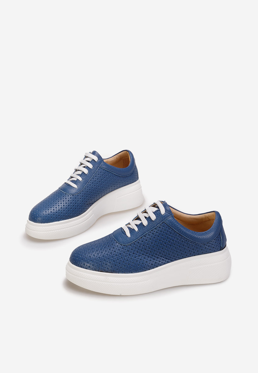 Scarpe con plateau Dakota B blu marine