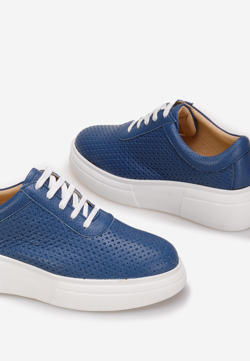 Scarpe con plateau Dakota B blu marine