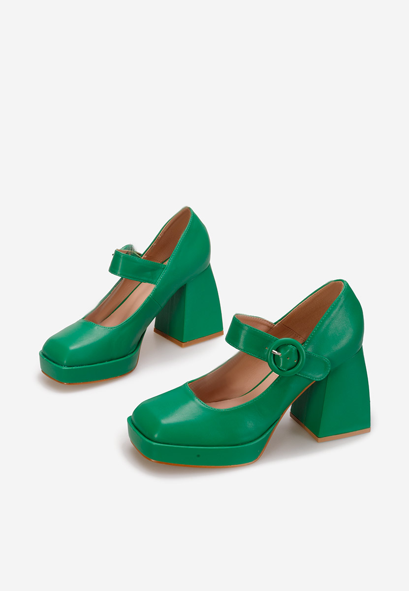 Décolleté tacco largo Lavosa Verdi