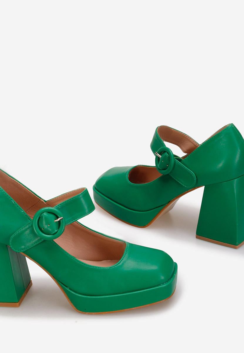 Décolleté tacco largo Lavosa Verdi