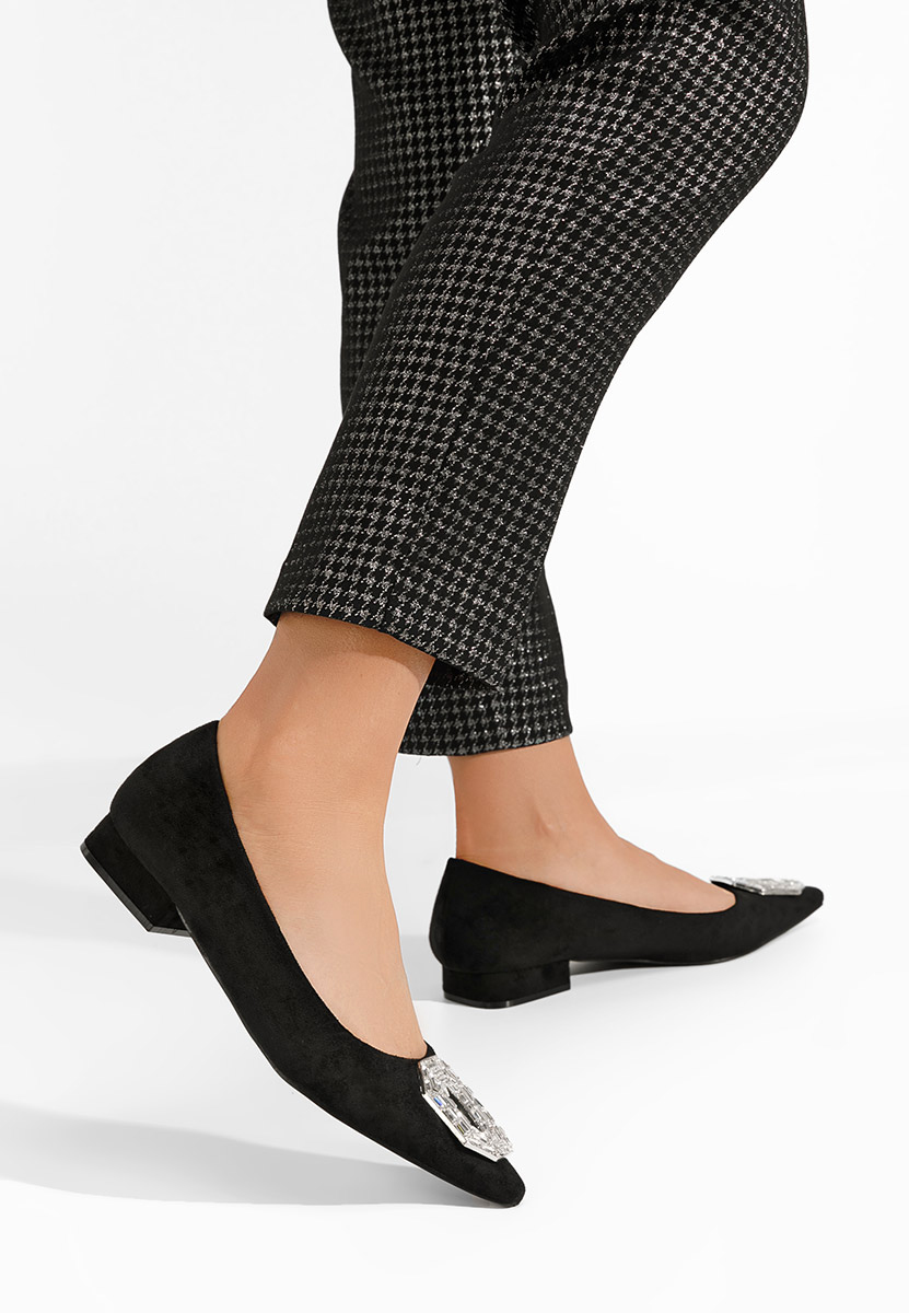 Décolleté tacco basso Tesfira Nero