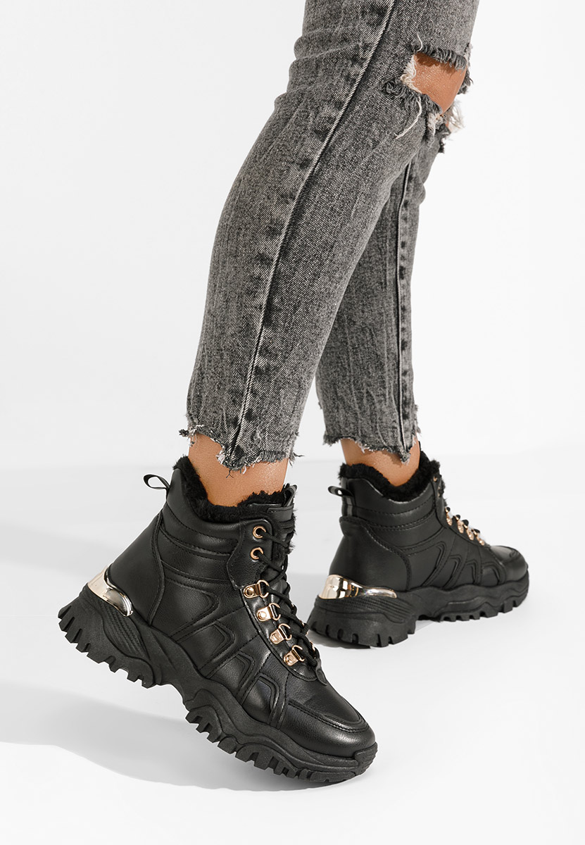 Sneakers donna invernali Vincia nero
