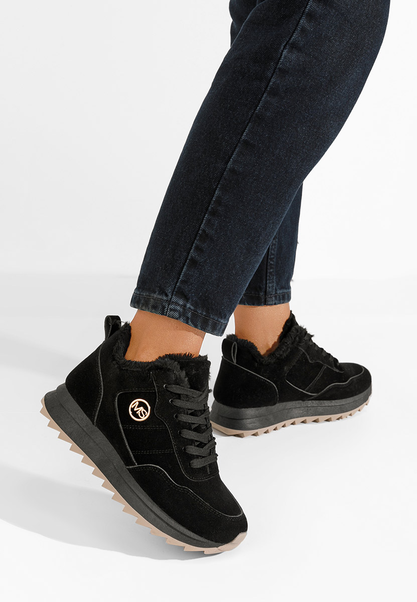 Sneakers donna invernali Lavega nero