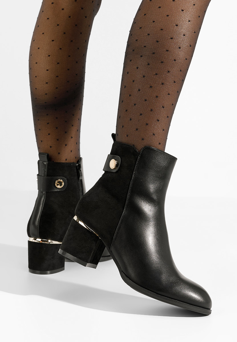 Tronchetti con tacco largo Sikora V2 Nero Tronchetti con tacco largo Sikora V2 Nero