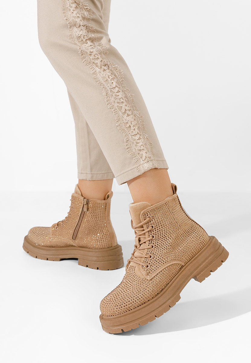 Stivaletti donna Sebria Beige