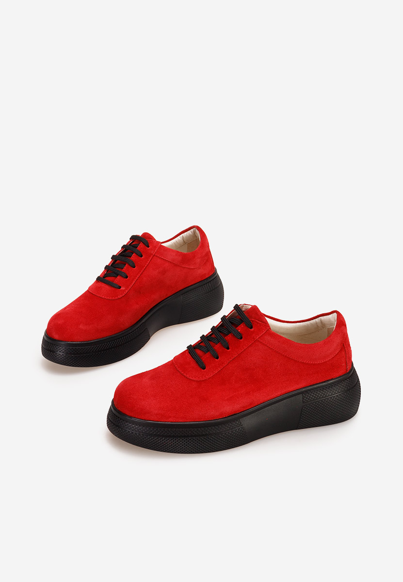 Scarpe con plateau Delisa V2 Rosso