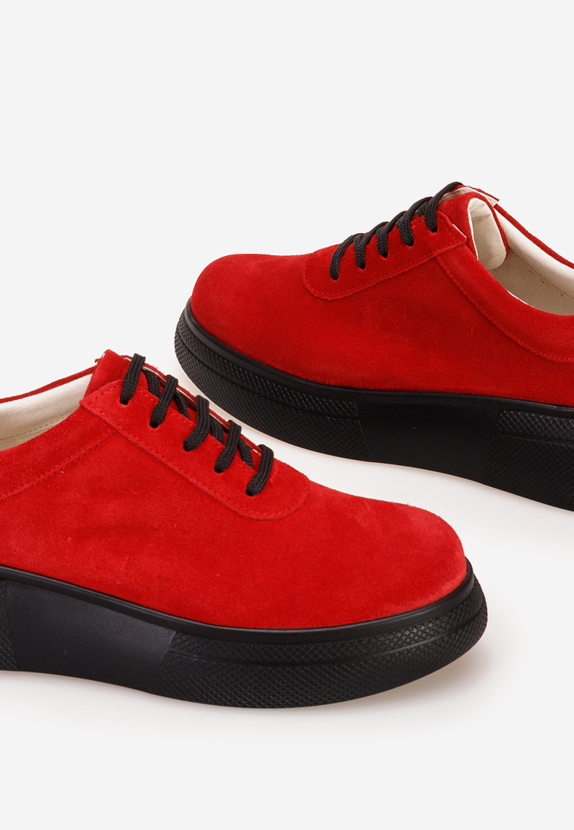 Scarpe con plateau Delisa V2 Rosso