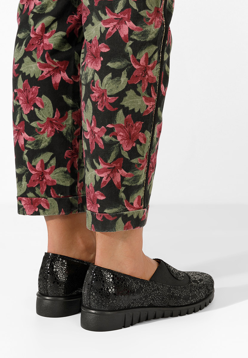 Scarpe basse donna pelle Janora V3 nero