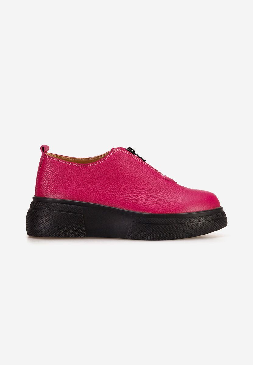 Scarpe basse donna pelle Amaera Fucsia