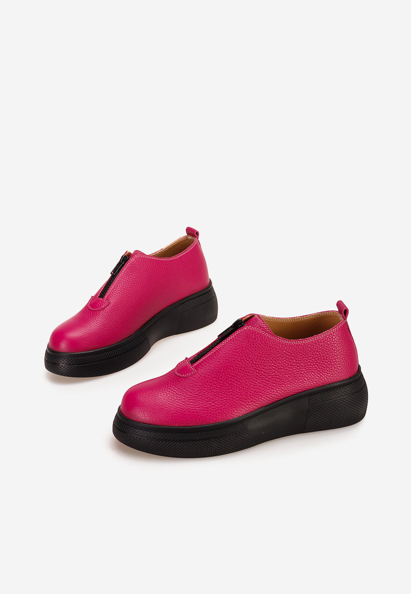 Scarpe basse donna pelle Amaera Fucsia