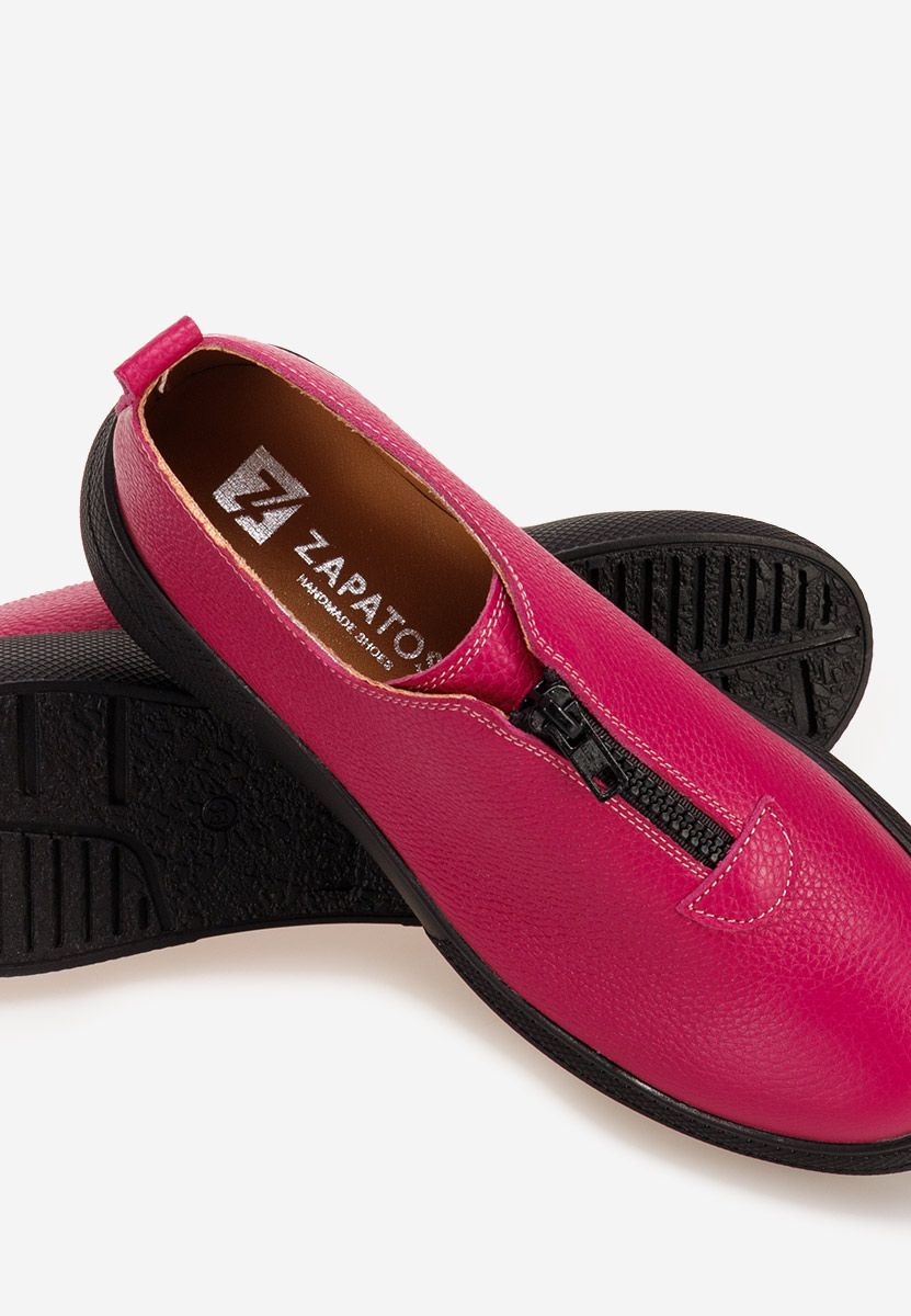 Scarpe basse donna pelle Amaera Fucsia