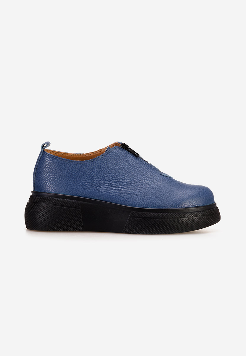 Scarpe basse donna pelle Amaera Blu marine