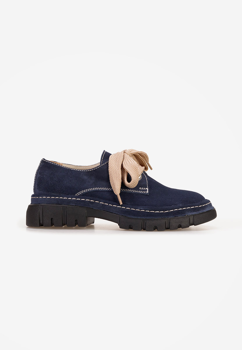 Scarpe basse donna pelle Dasha Blu marine