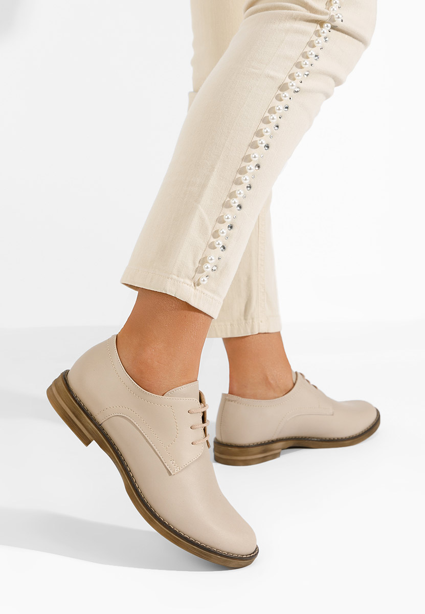 Scarpe derby pelle Otivera beige