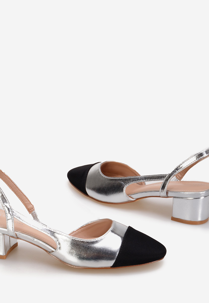 Décolleté Slingback Varese Argento