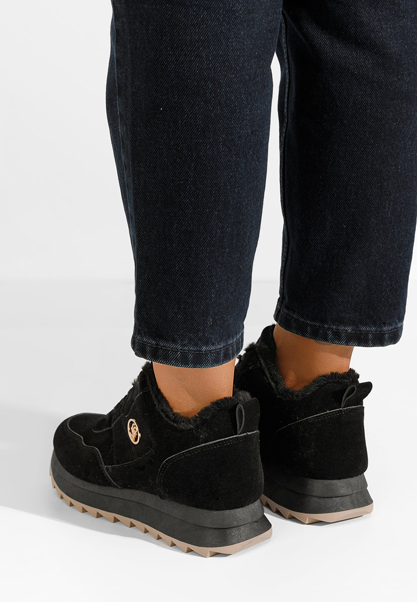 Sneakers donna invernali Lavega nero