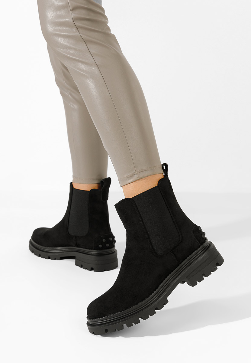 Stivaletto chelsea donna Sallia nero