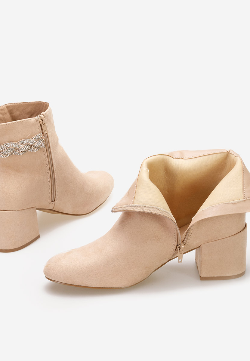 Tronchetti donna Taisa beige