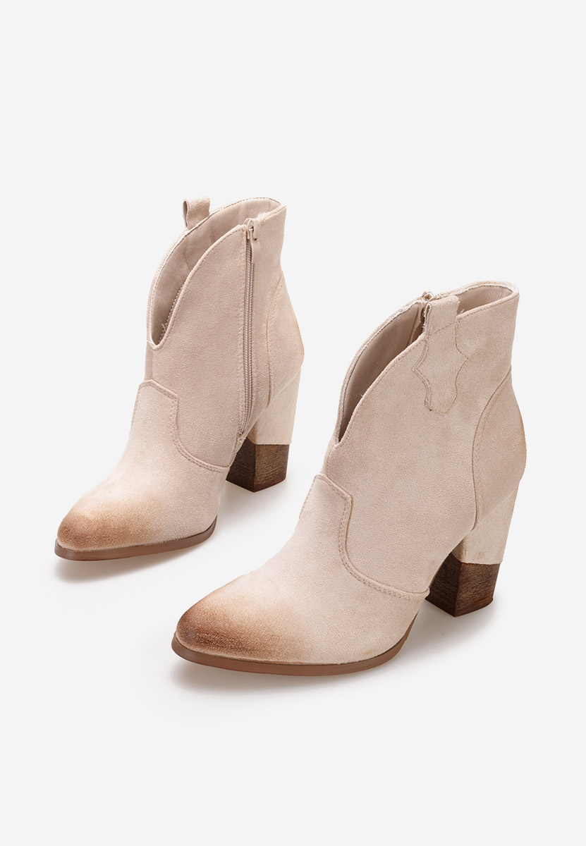 Stivaletti texani Louisinda Beige