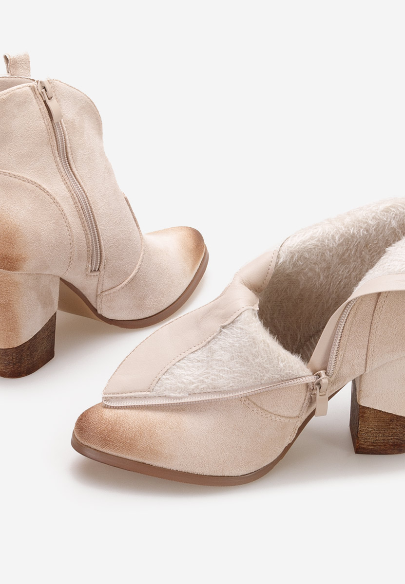 Stivaletti texani Louisinda Beige