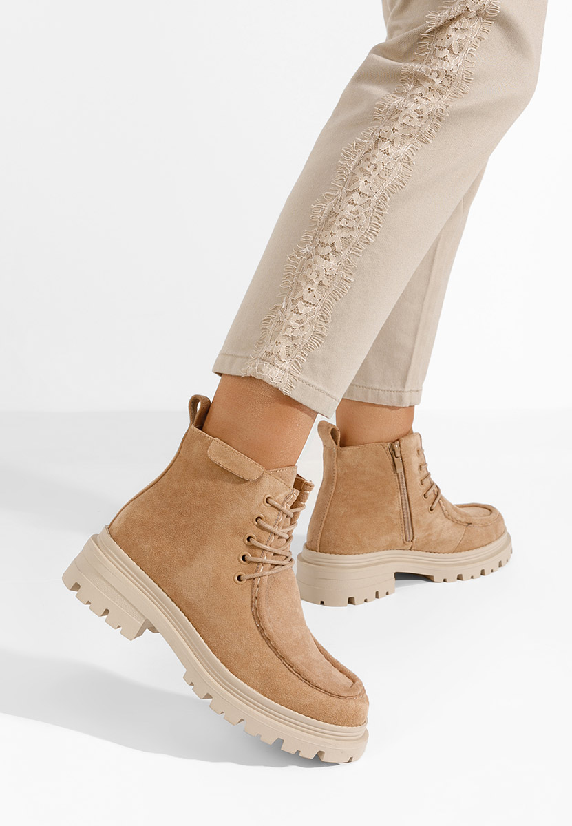 Stivaletti donna Castilma cachi