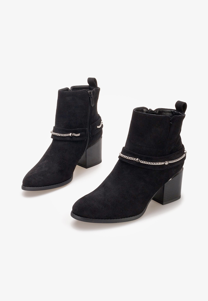 Tronchetti con tacco Katilea Nero