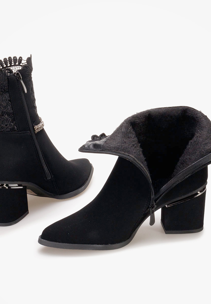 Tronchetti donna eleganti Selina nero