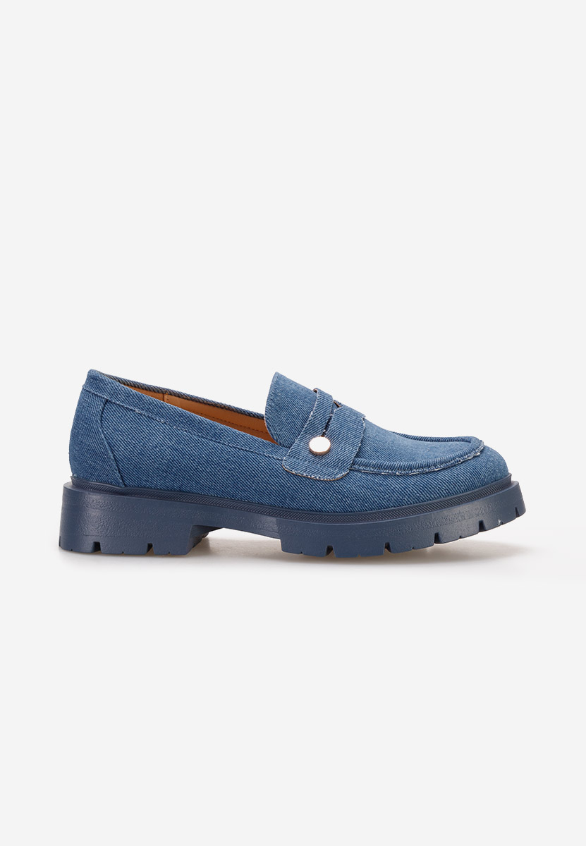 Mocassini con plateau Airesa Blu