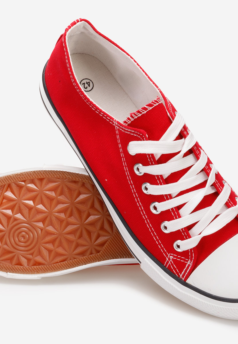 Scarpe da ginnastica donna Saveria rosso