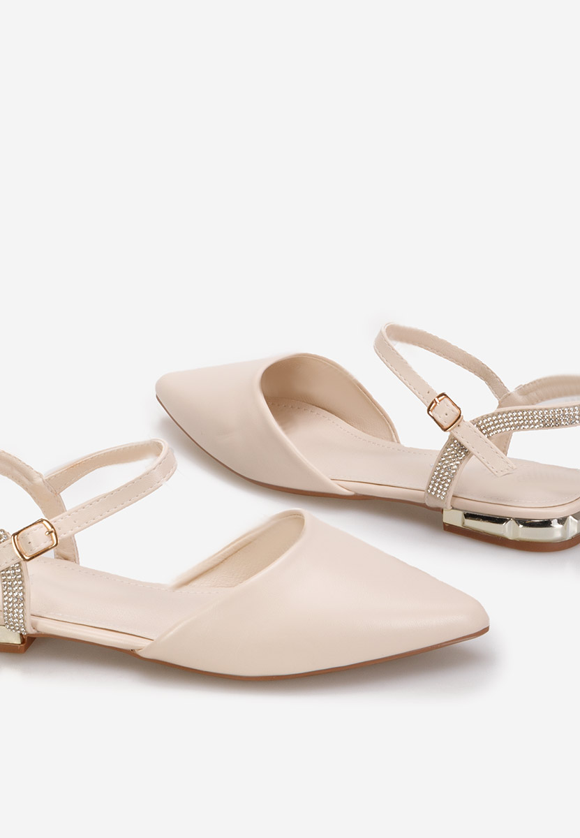 Ballerine a punta Lovisa beige