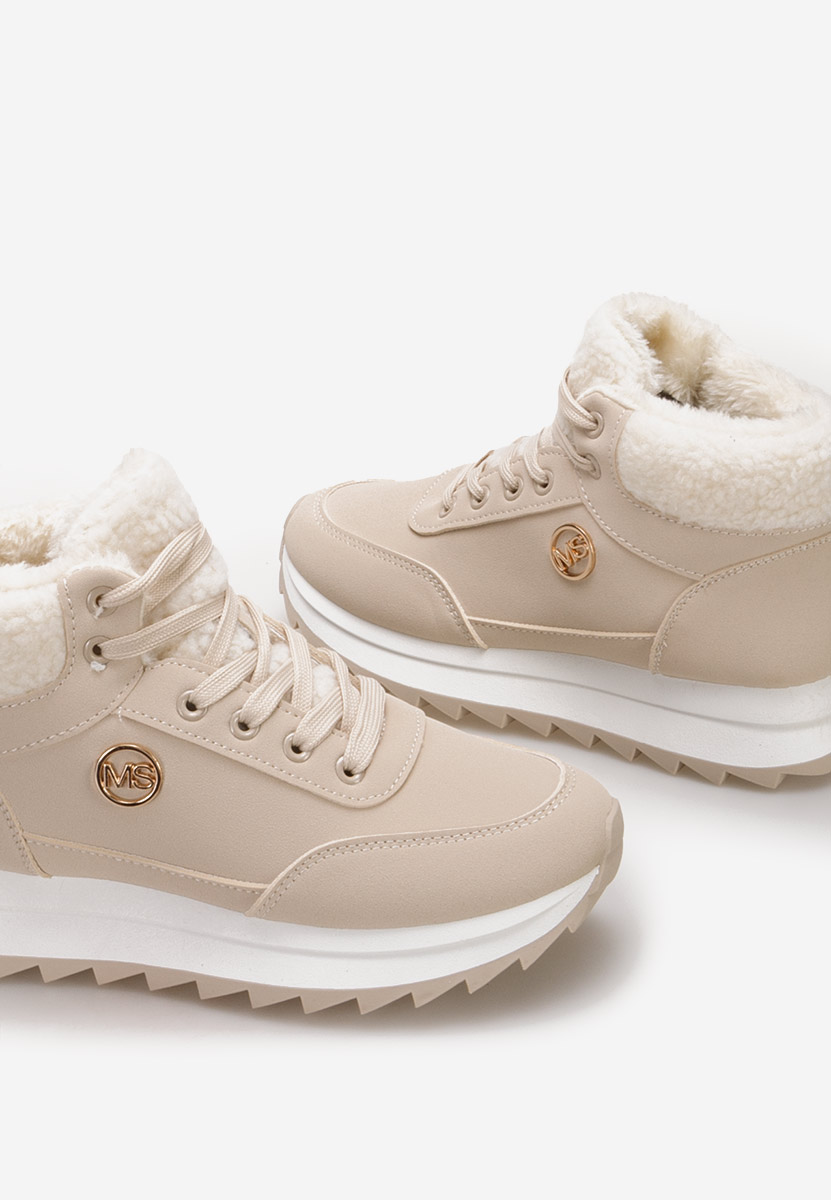 Sneakers donna invernali Avilma beige