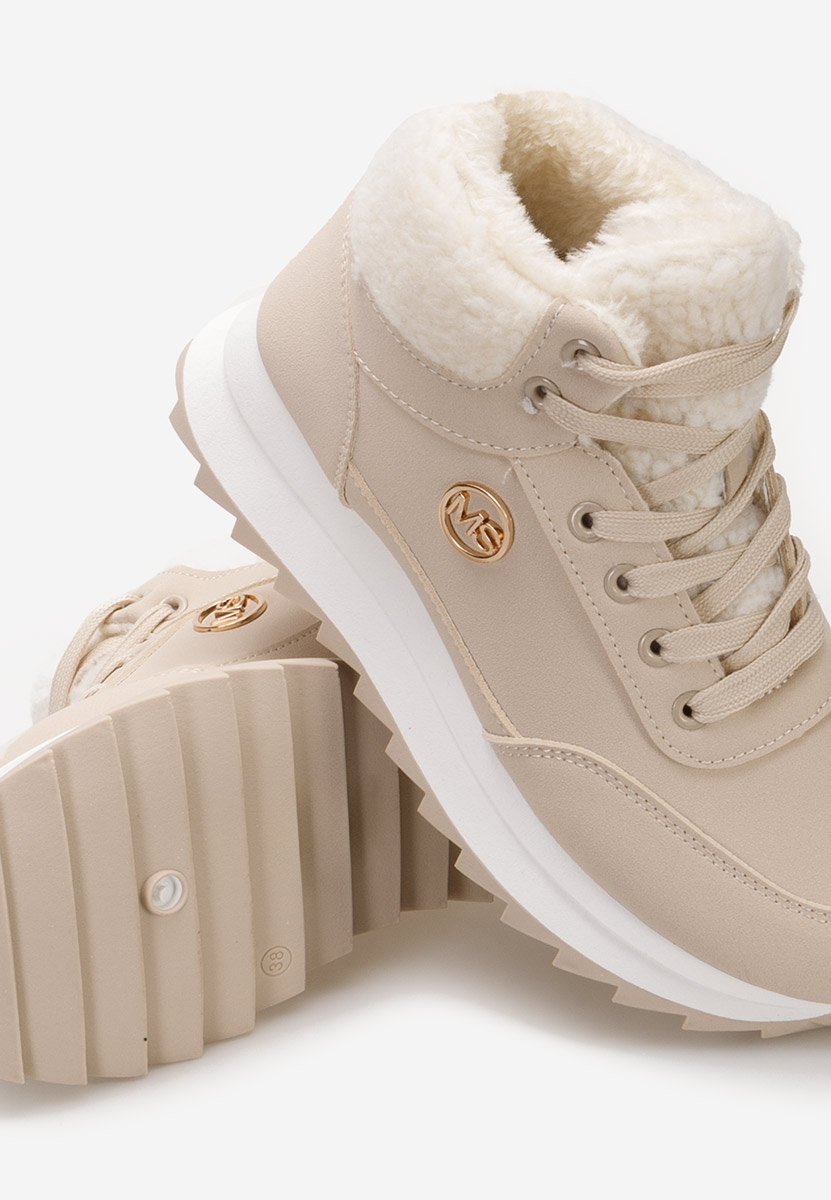 Sneakers donna invernali Avilma beige