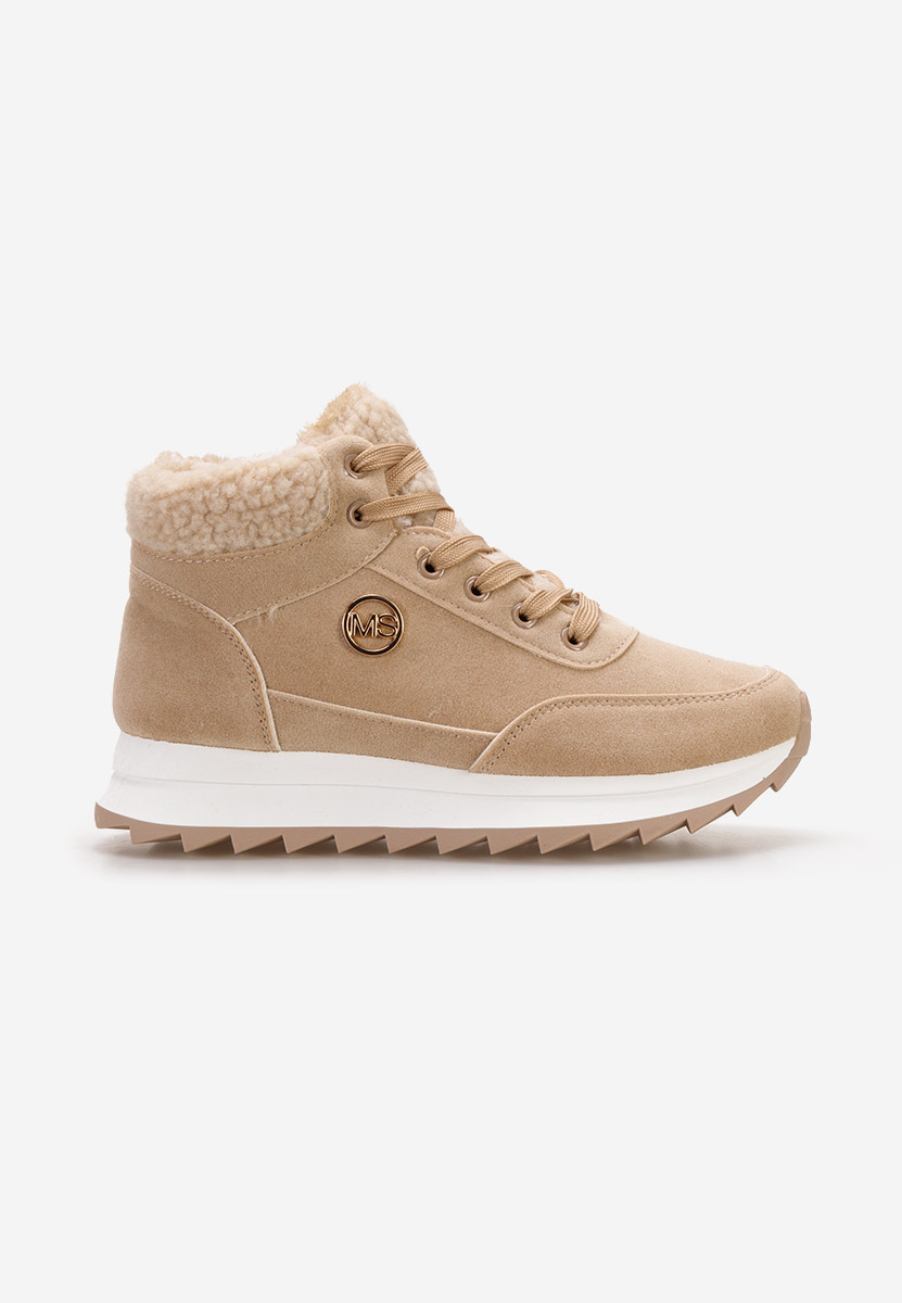 Sneakers donna invernali Avilma cachi