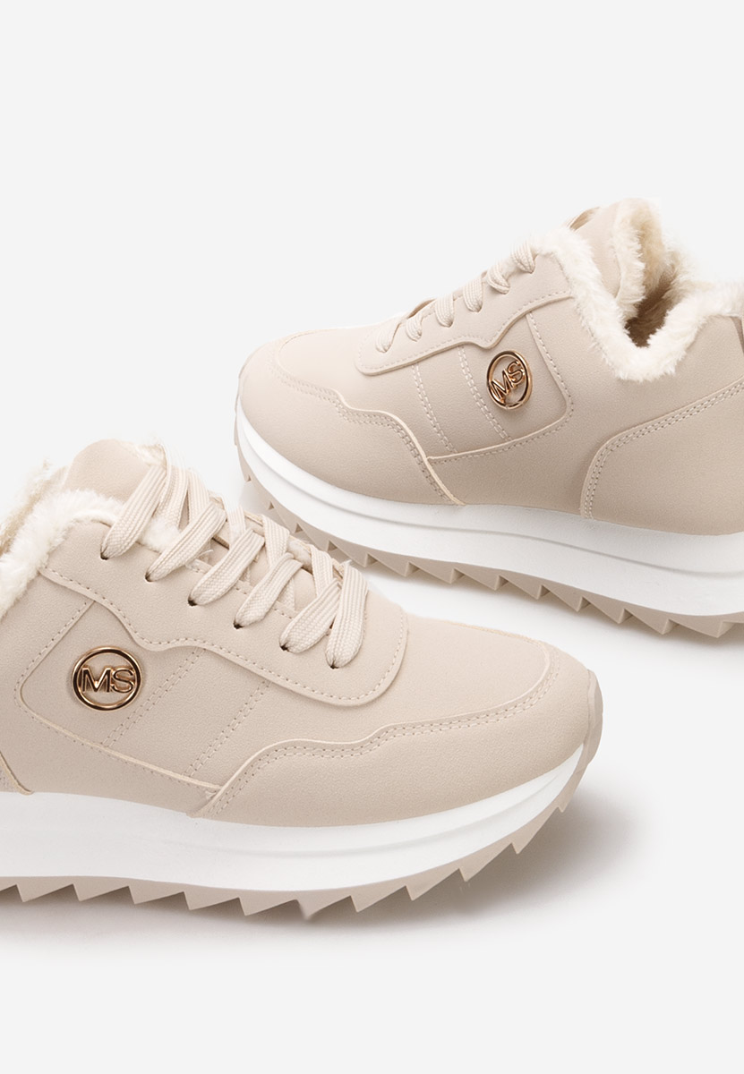 Sneakers donna invernali Lavega beige